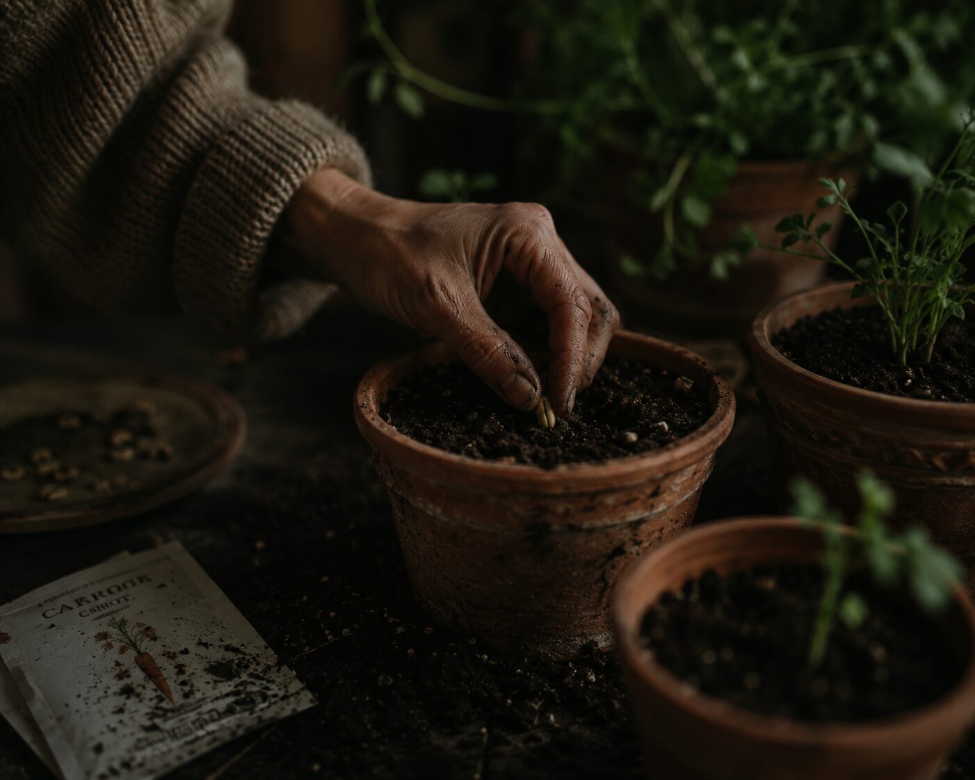 Person planting a seed into soil, representing diligent Kingdom work and biblical principles of sowing and reaping
